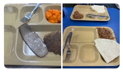 회색 고기에 당근 몇 조각…중동 파견 미군 부실 식사 논란