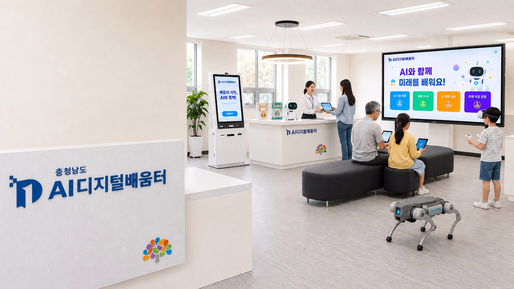 AI 중심 디지털 교육 대전환…충남도, AI 디지털배움터 확대 운영