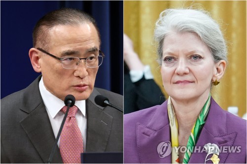 위성락 만난 후커 美 국무차관 