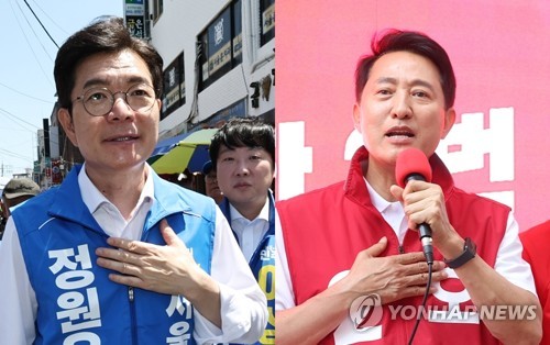 서울시장 선거 초박빙·개표 막판 오세훈, 정원오에 첫 역전