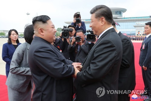 中, 시진핑 방북 앞두고 