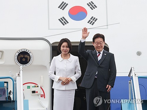 이 대통령, 벨기에 브뤼셀 도착…유럽순방 일정 돌입"