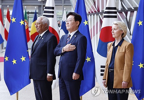 한국-EU 공동성명…"북한의 러시아 지원 강력 규탄"