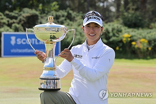 신지은, 스코틀랜드 오픈 우승...10년 만에 LPGA 통산 2승