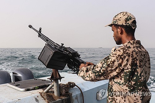 Yemeni government forces patrolling the Red Sea