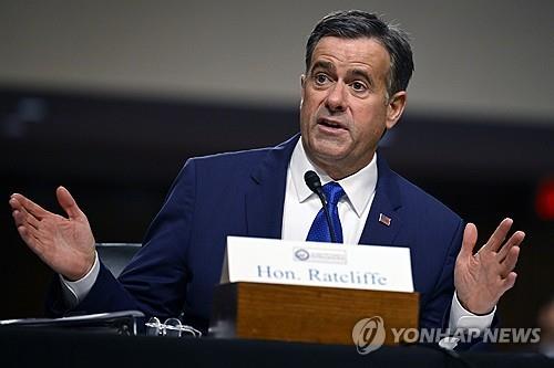 존 랫클리프 미 CIA 국장 모스크바 극비 방문