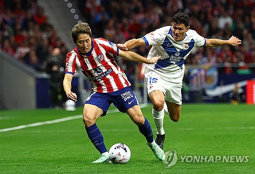 이강인 부상 털고 선발 복귀…아틀레티코, 라리가 6연승 - 연합뉴스TV