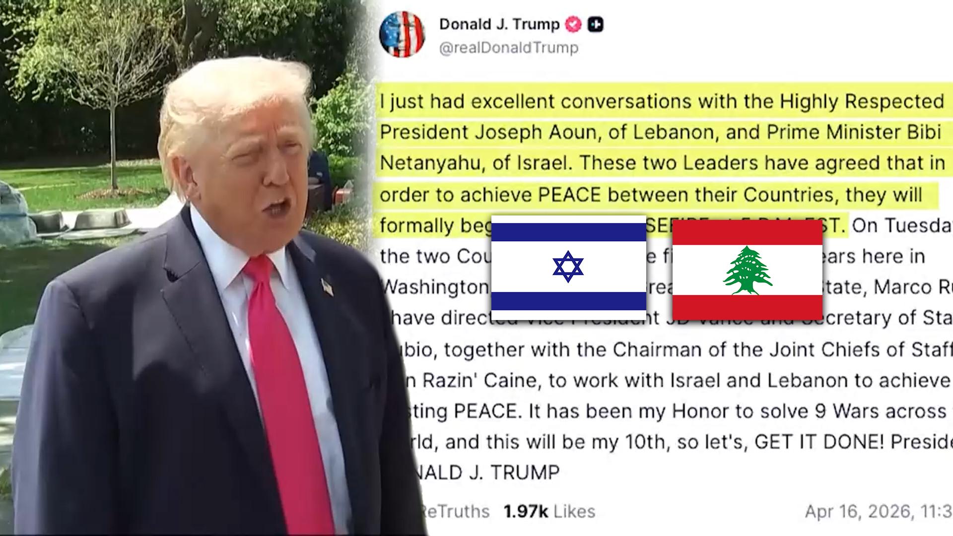 이스라엘·레바논 휴전 돌입…미·이란 협상 탄력