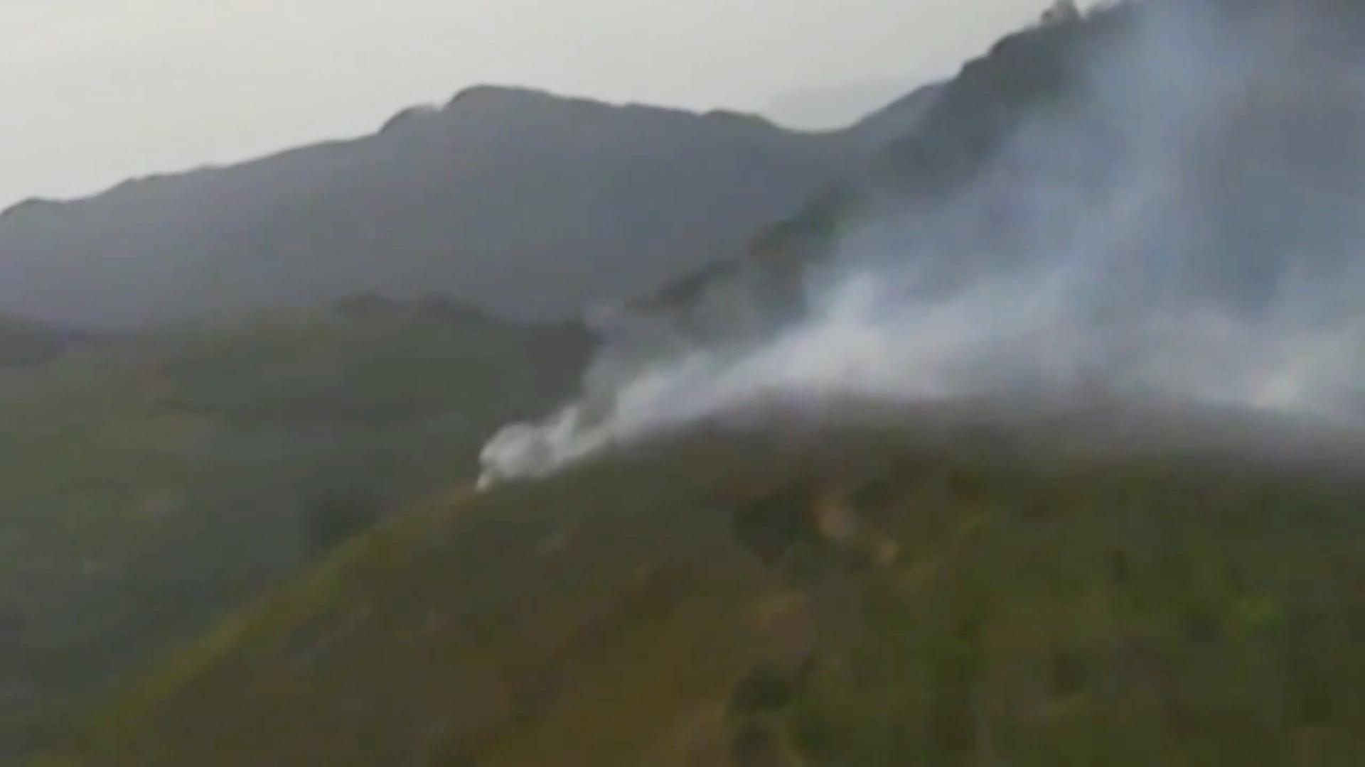 경북 영양서 산불…1시간여 만에 진화