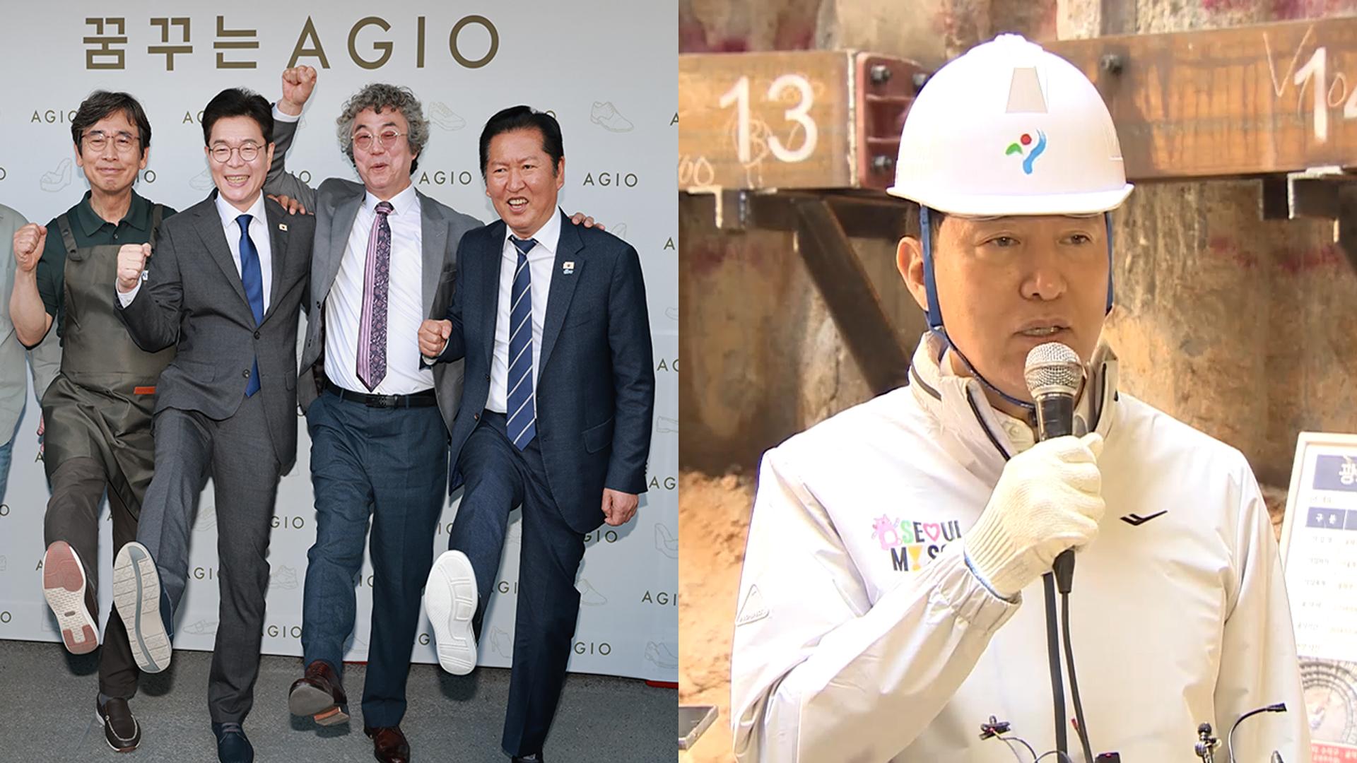 정청래·유시민, 정원오 지원사격…오세훈, 장동혁 직격