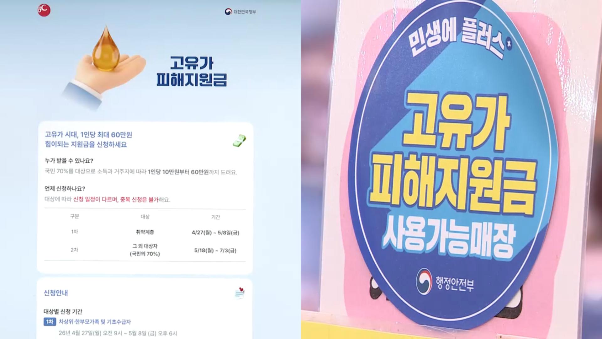 고유가 지원금 지급 시작…'골목 상권' 기대감