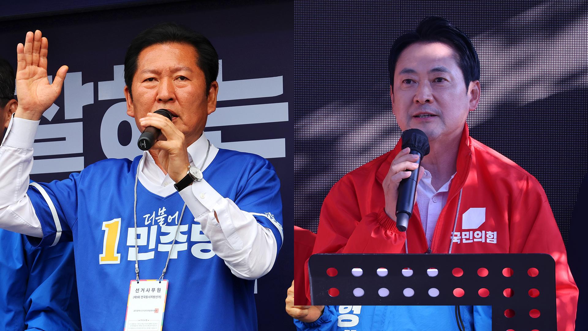 '지선 D-10' 정청래 전남행…장동혁 인천 집중