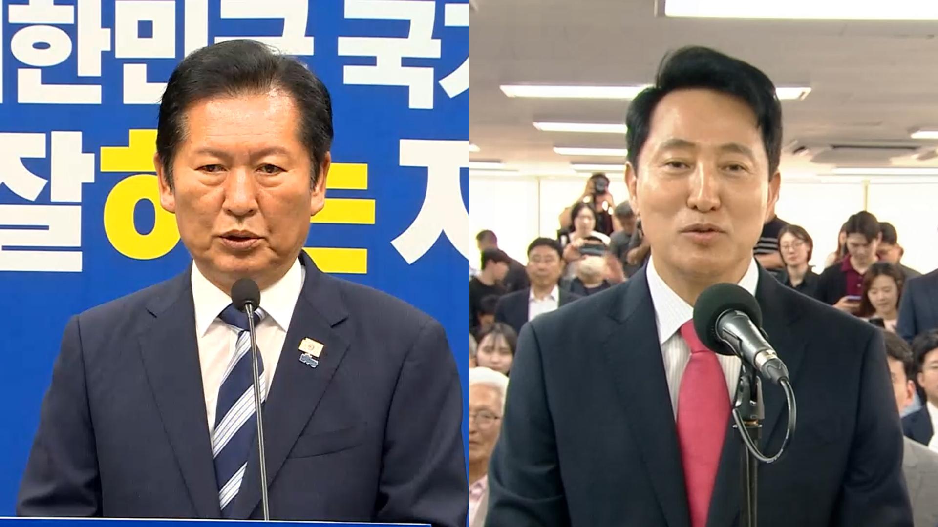 민주, 지방권력 교체…오세훈, 막판 대역전승