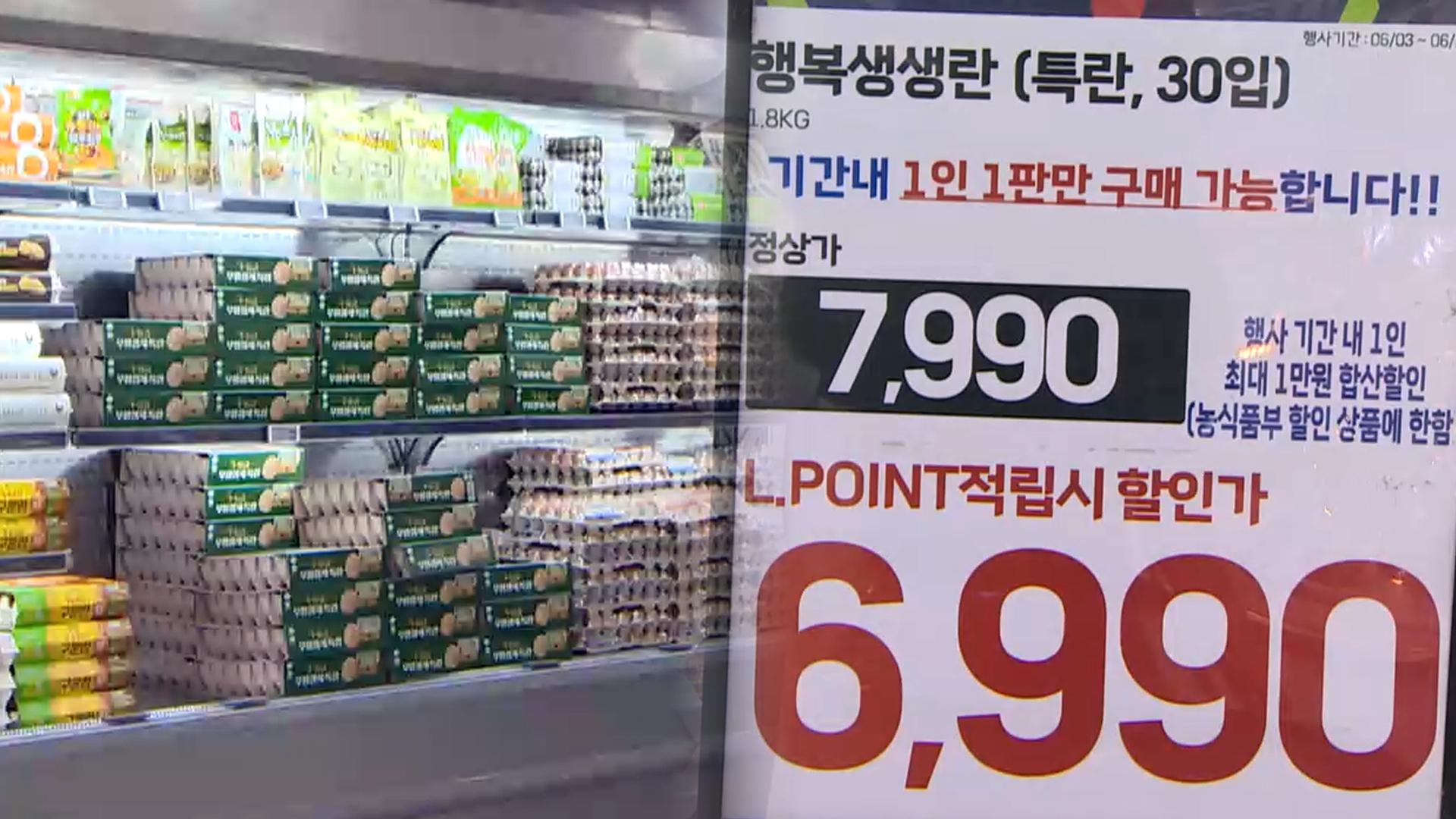 '에그플레이션' 심화...할인 계란은 '1인 1판' 제한 - 뉴스 썸네일 이미지