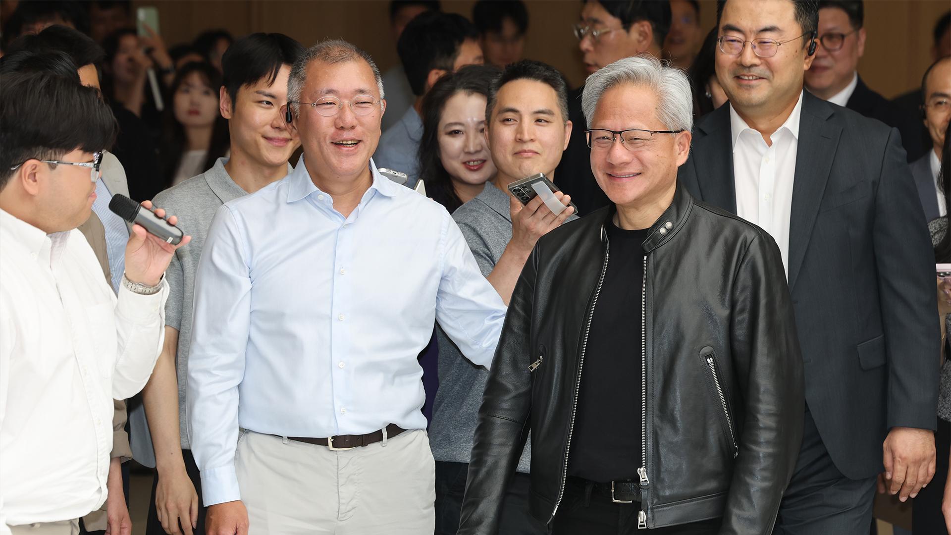 젠슨 황, 현대차 방문…'피지컬 AI' 협력 강화