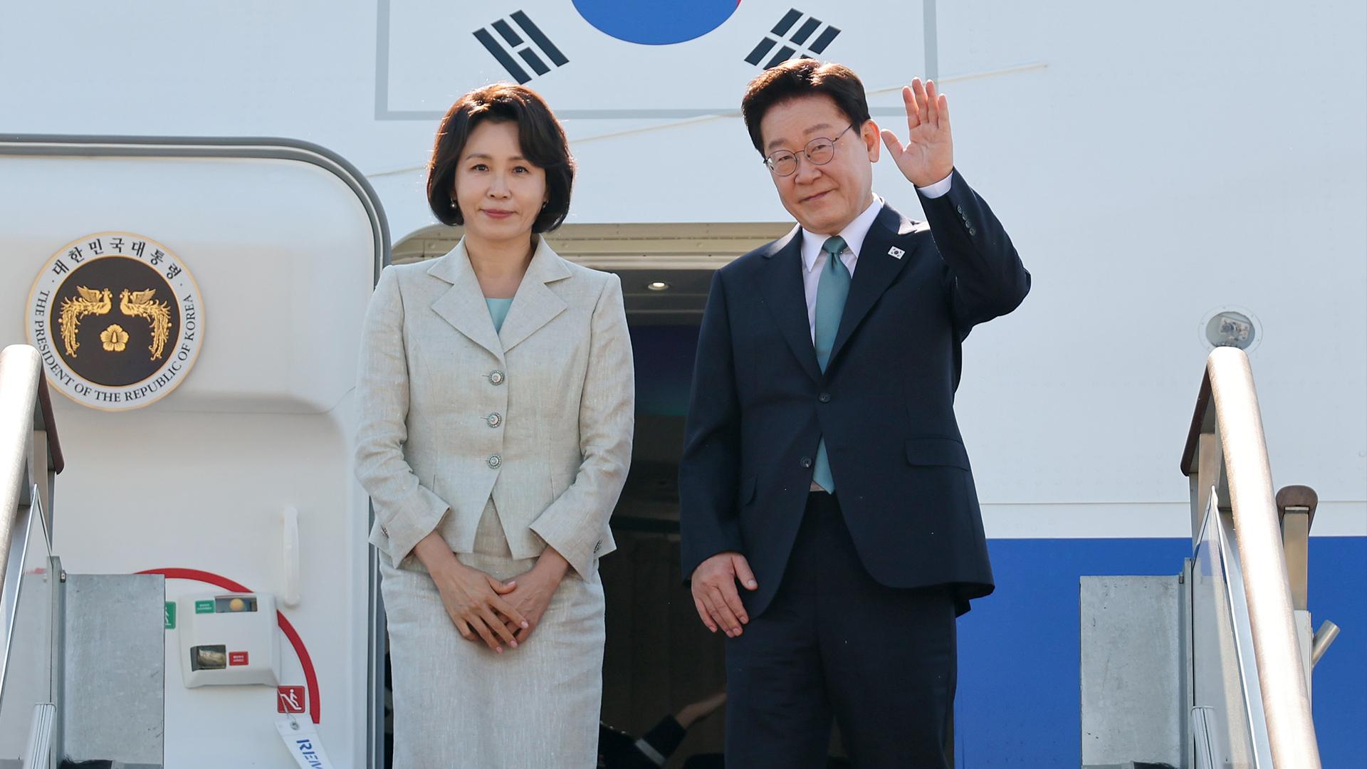 이 대통령, 유럽 순방길 올라…트럼프 만남 여부 주목