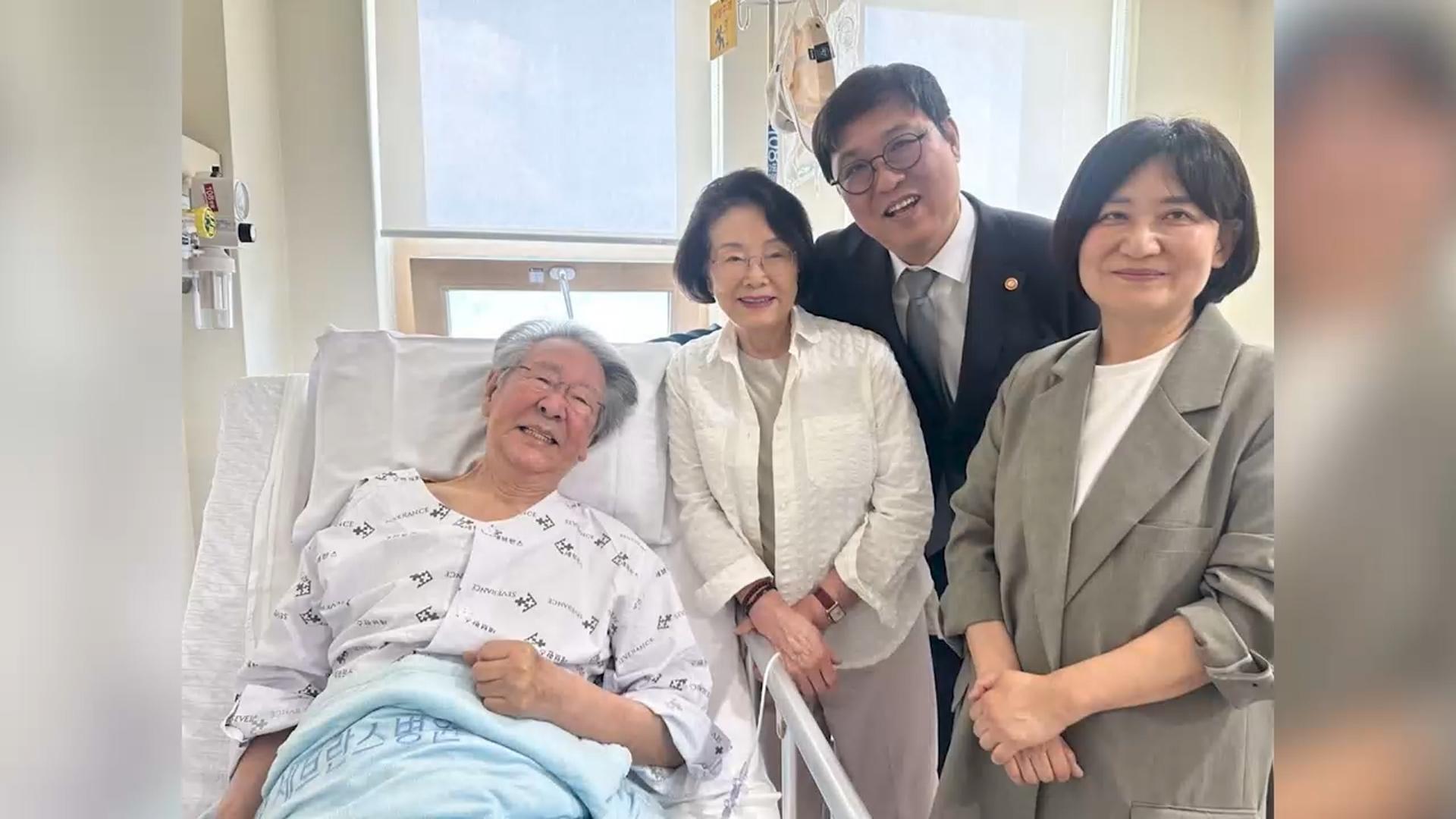 최휘영 장관, '입원치료' 최불암 만나 쾌차 기원