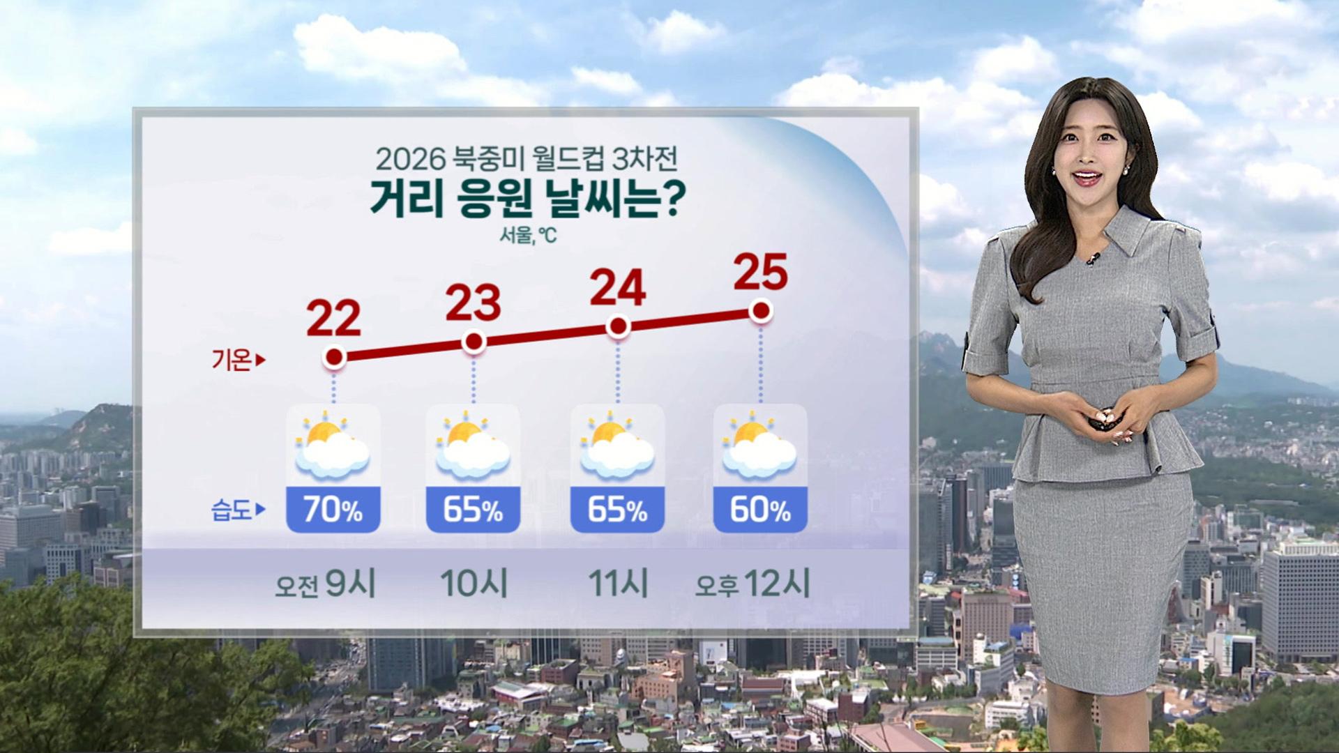 오늘 오후 소나기 주의하세요