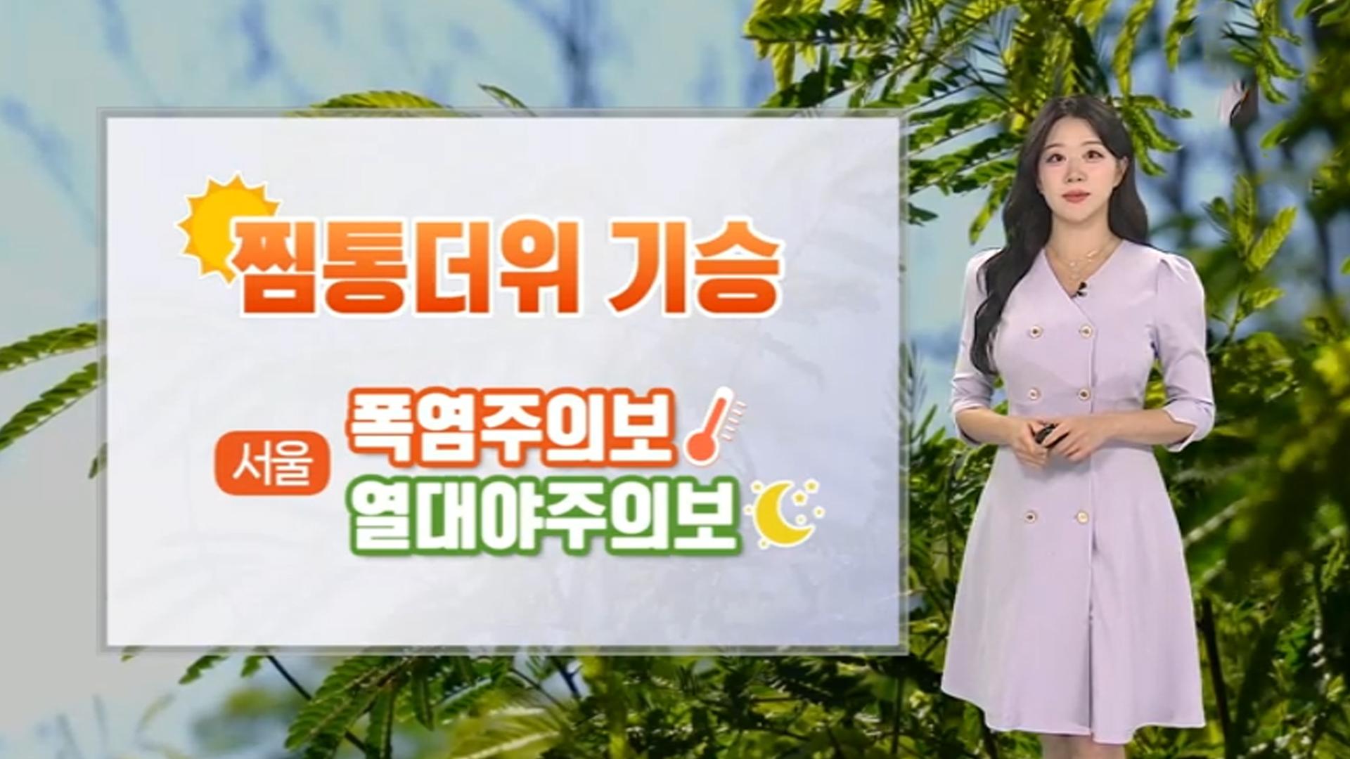[날씨] 절기 대서, 무더위 기승...중부 중심 장맛비