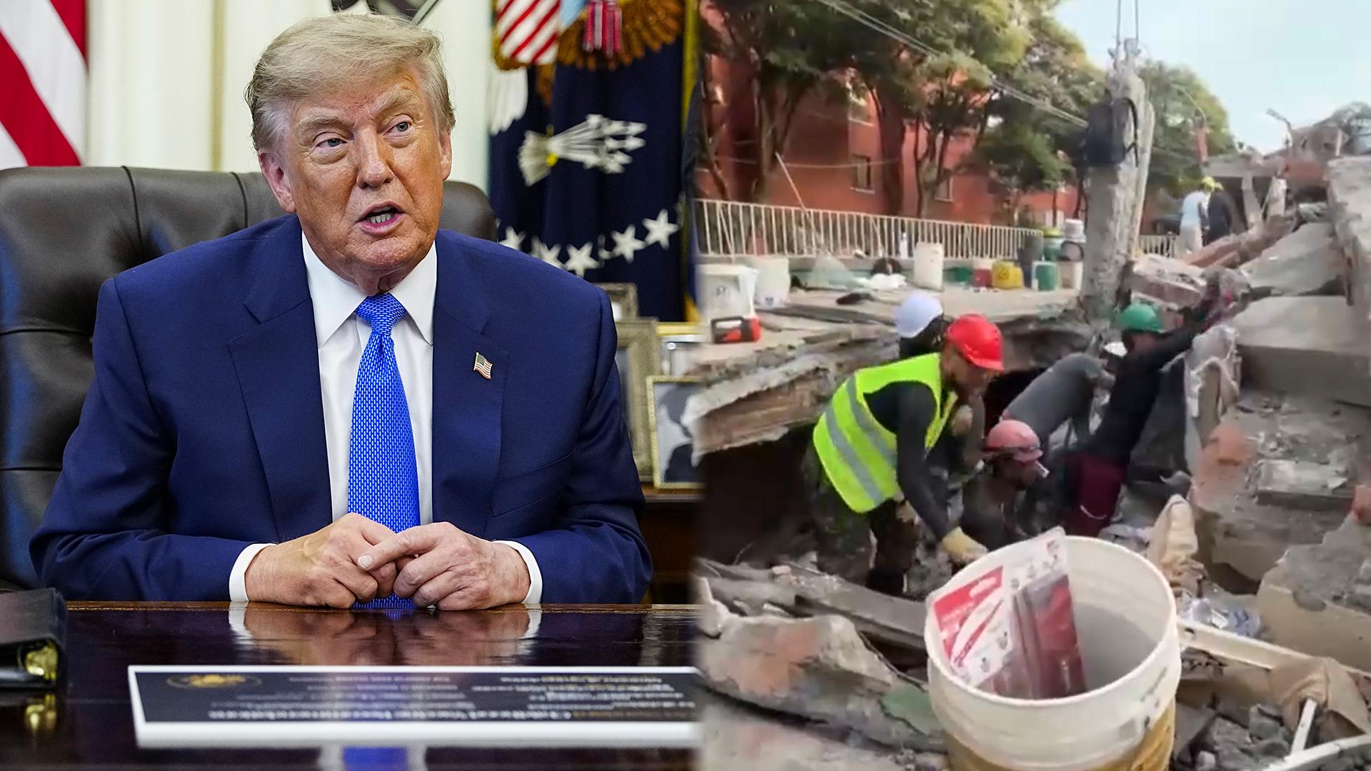 Trump claims US control of Strait of Hormuz as Colombia rescue continues