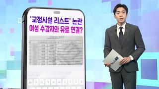 [DM왔어요] '교정시설 리스트' 논란…여성 수감자와 유료 연결? 外