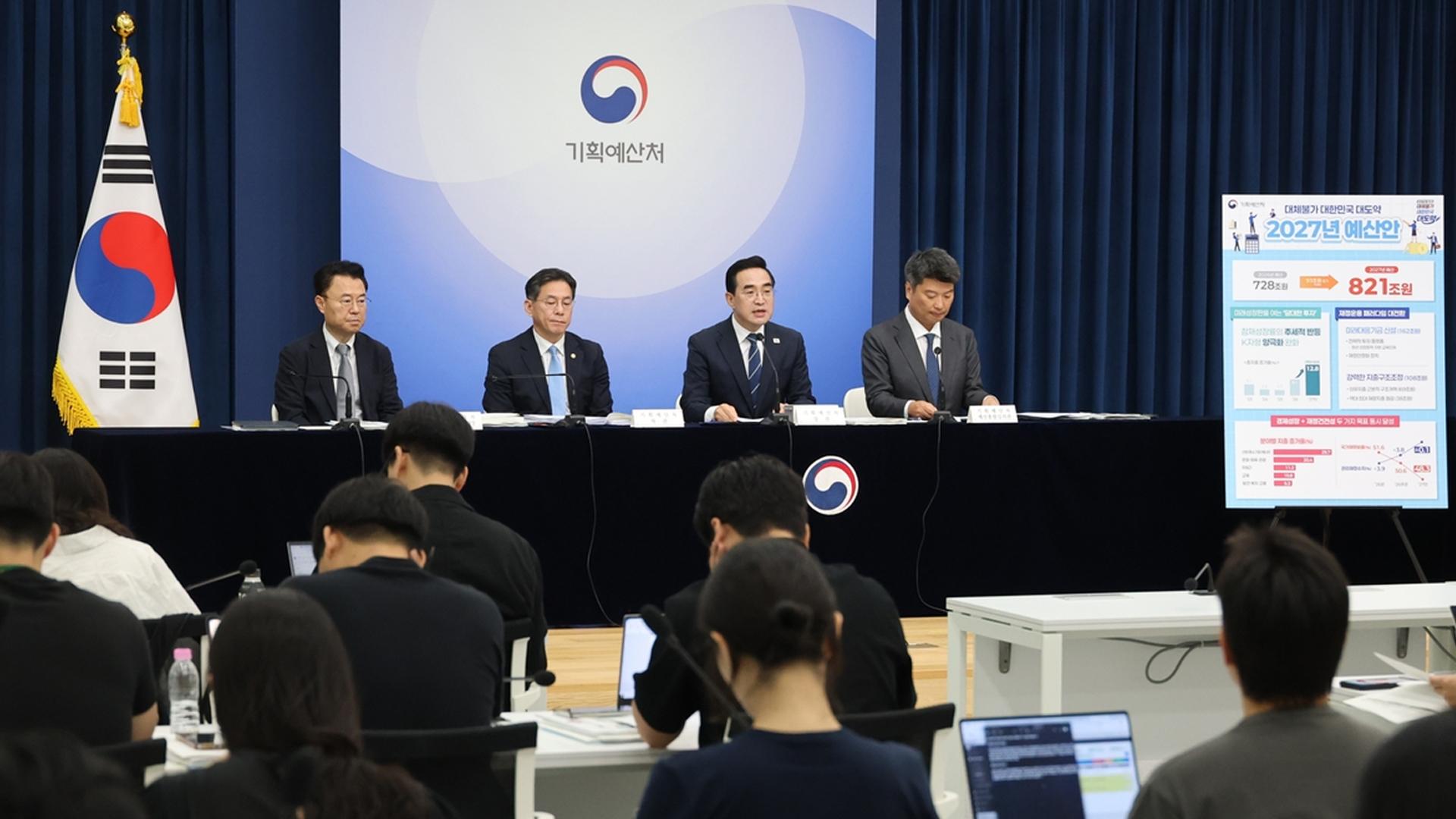 정부, 내년 예산 821조 원 편성…역대 최대 규모 확장 재정
